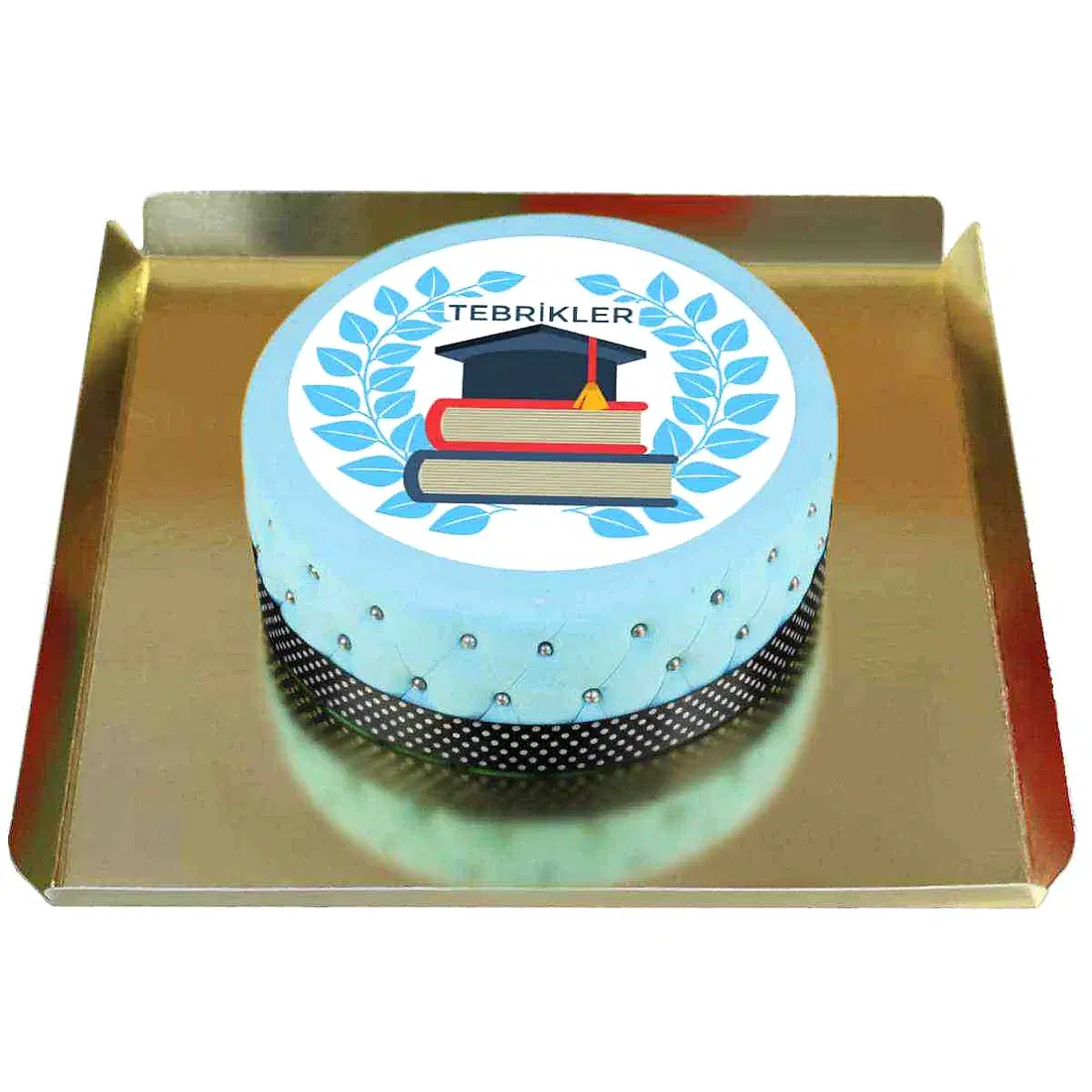 Mezuniyet Mavi Deluxe Pasta