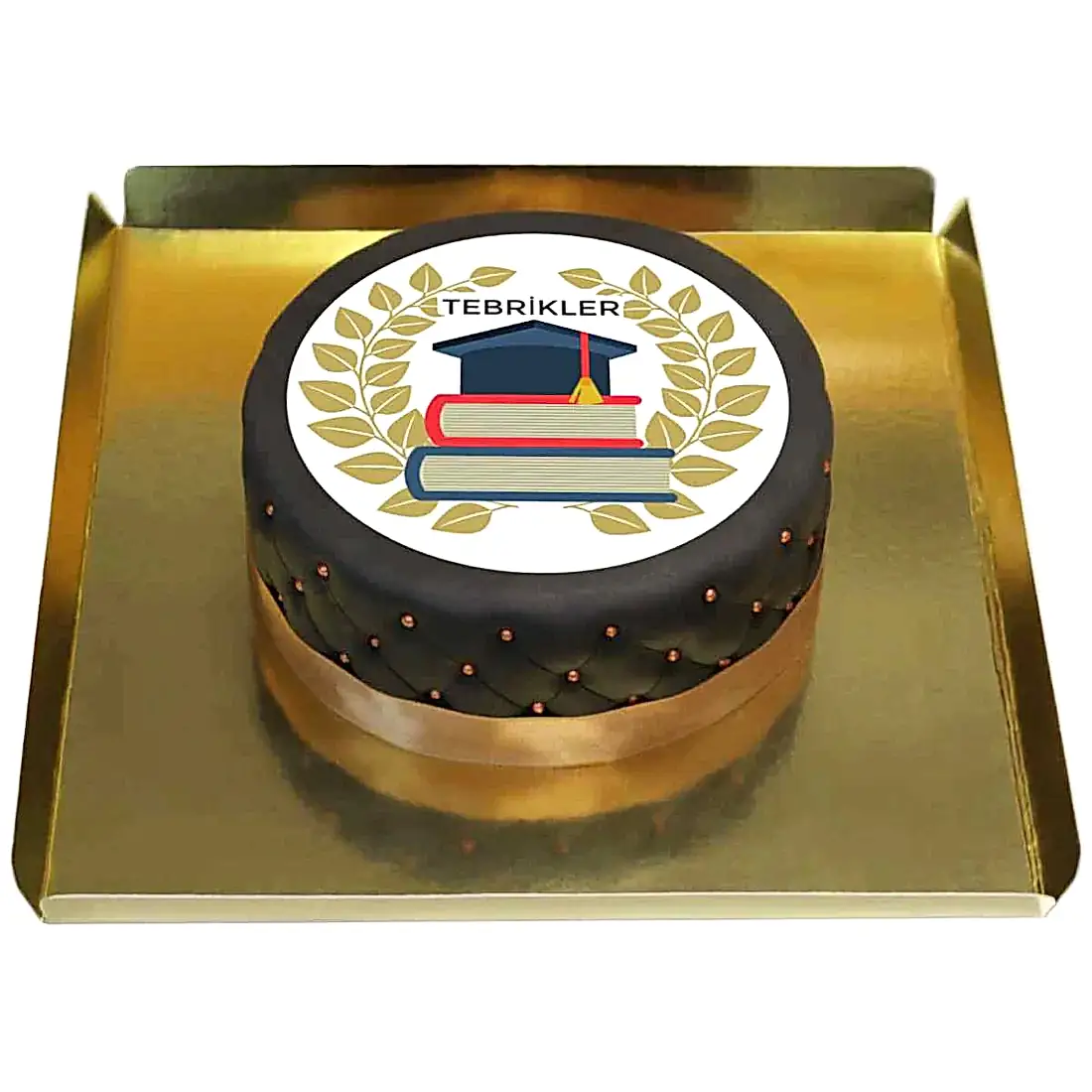 Mezuniyet Siyah Deluxe Pasta