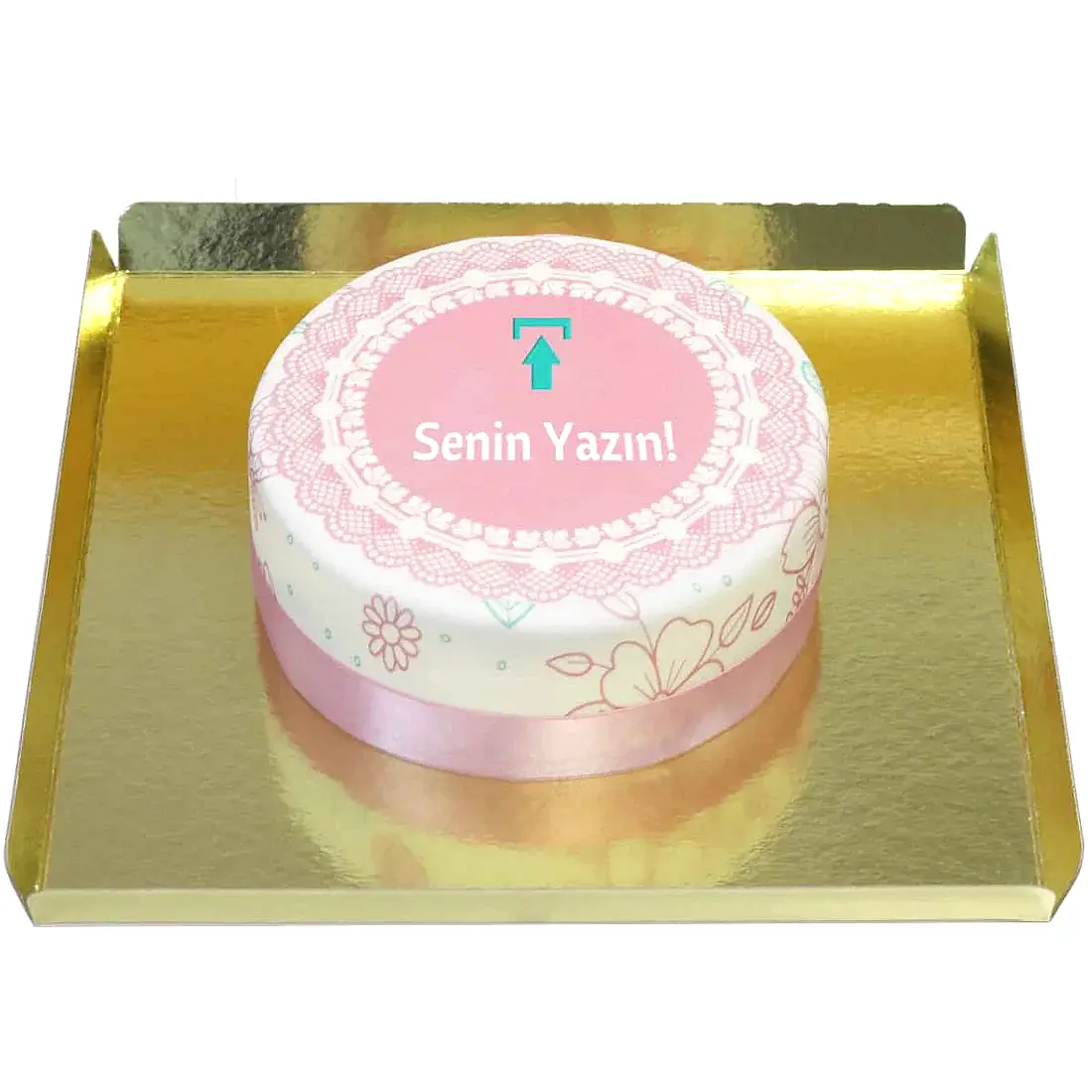 Kişiye Özel Yazılı Pasta
