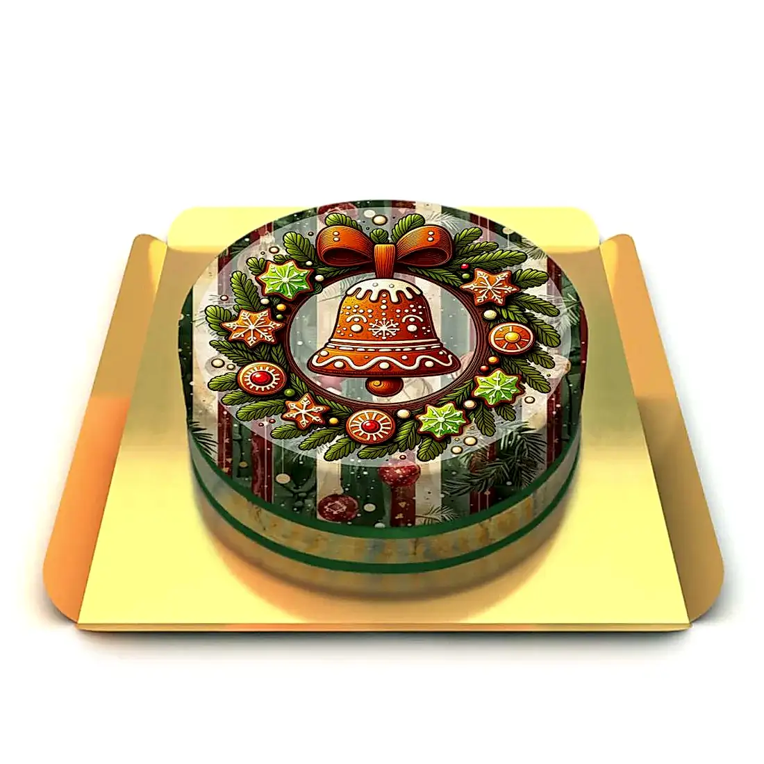 Yılbaşı Temalı Pasta