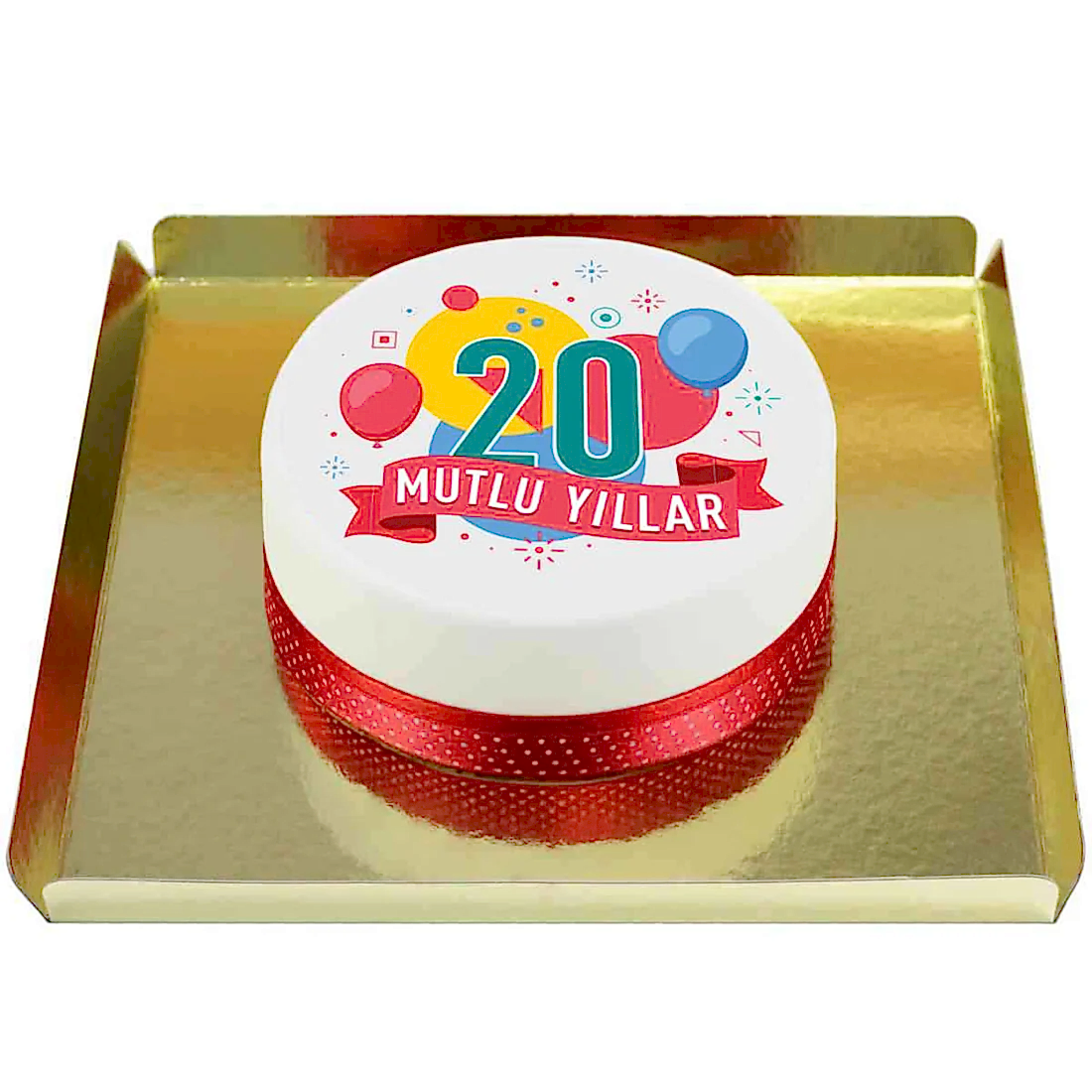 Mutlu Yıllar Yeni Yaş Kutlama Pastası