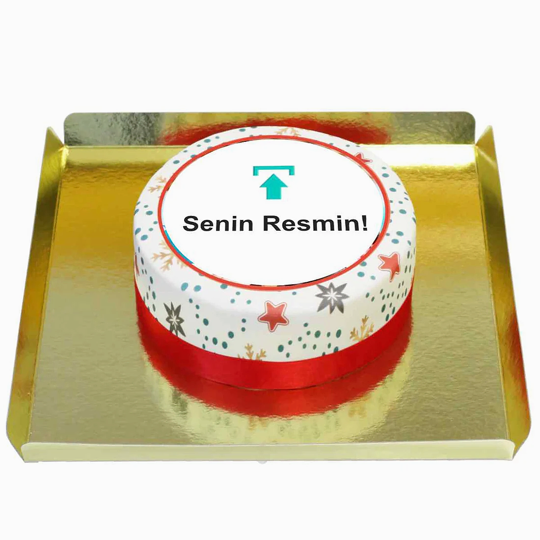 Kişiye Özel Yıldız Tasarımlı Pasta