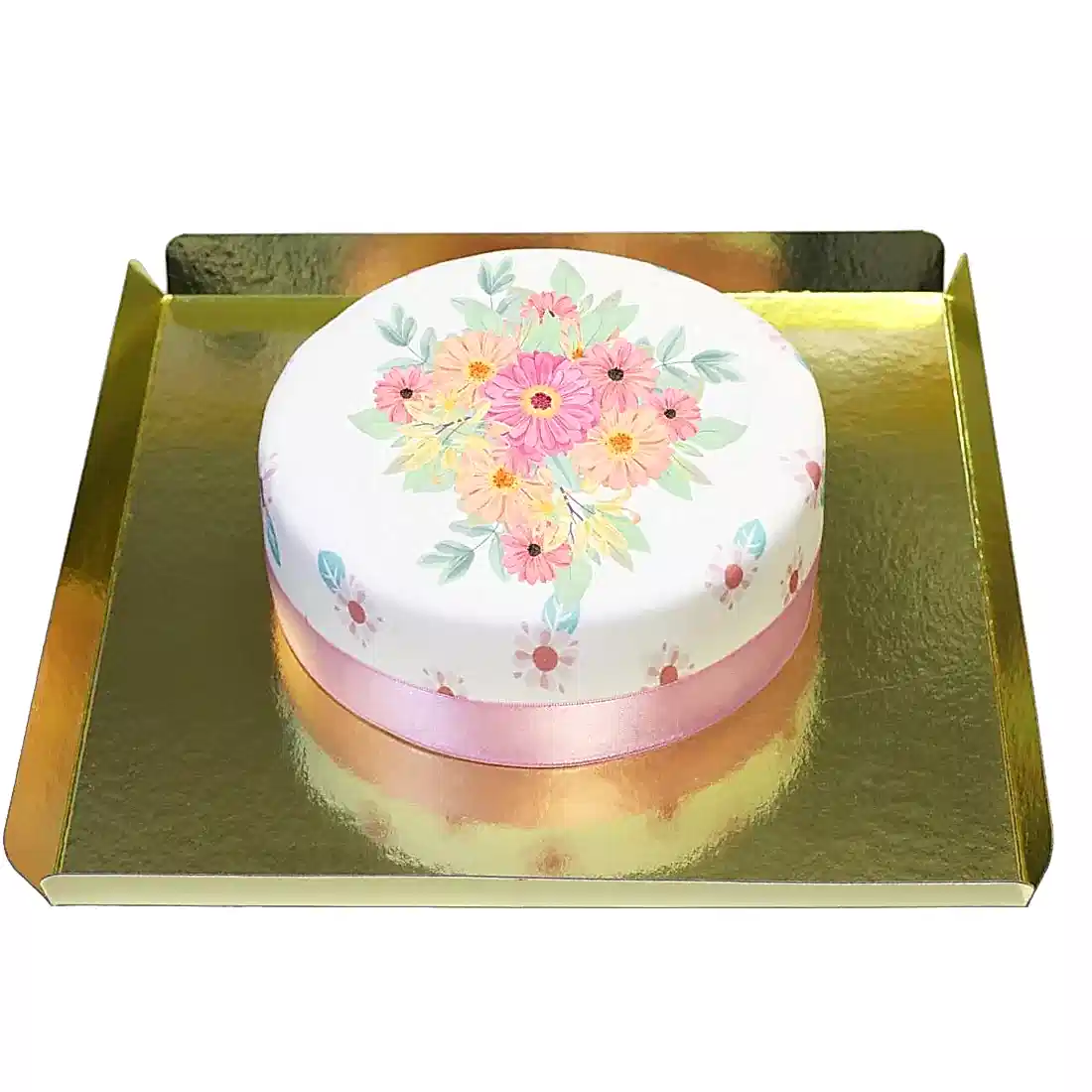 Renkli Papatyalar Pasta