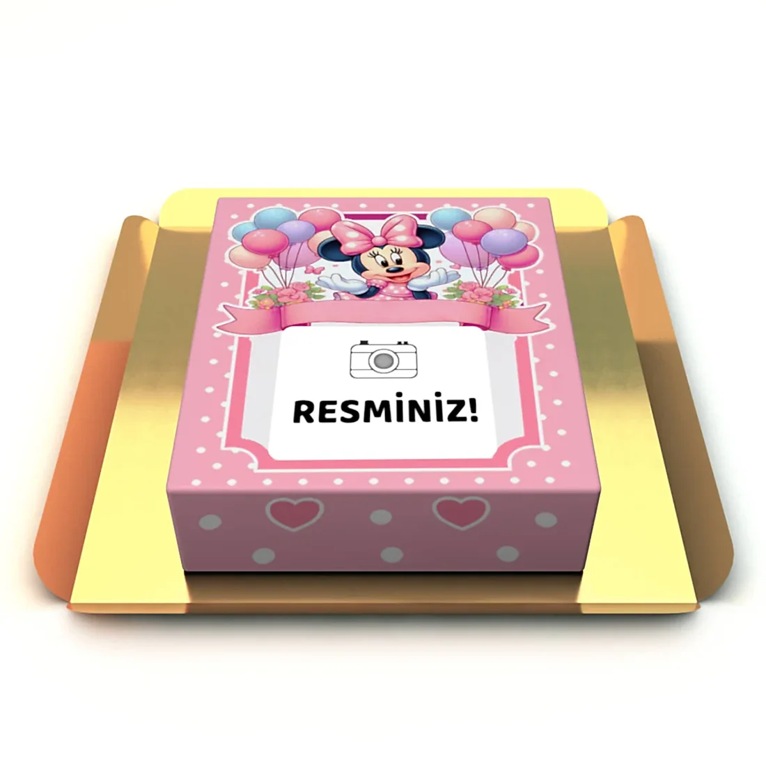 Minnie Mouse Resimli Pasta