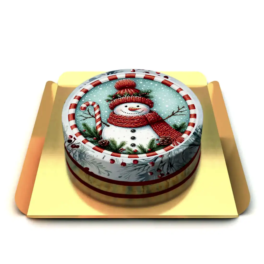 Kardan Adam Yılbaşı Pastası