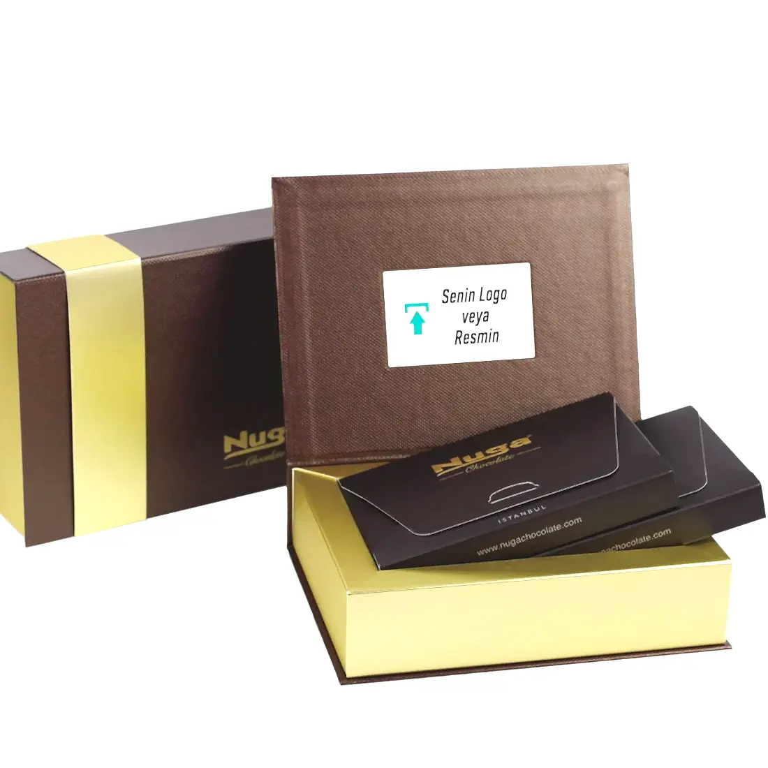 Kişiye Özel Exclusive İkili Kartuş Kutu Special Çikolata