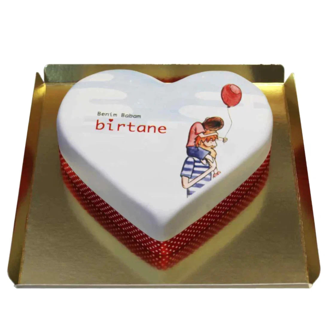 Benim Babam Birtane Kalp Pasta