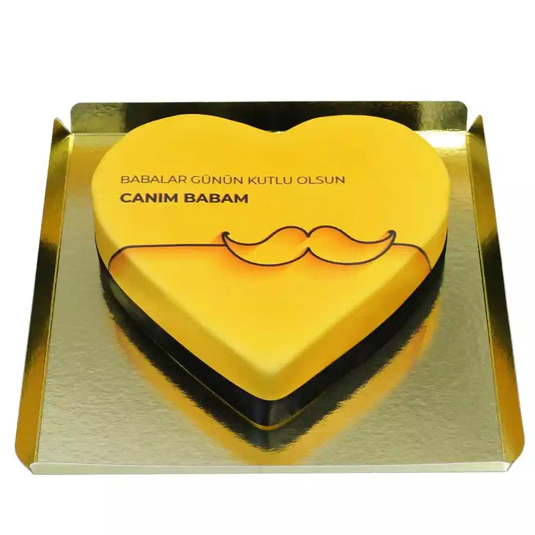 Canım Babama Kalp Pasta