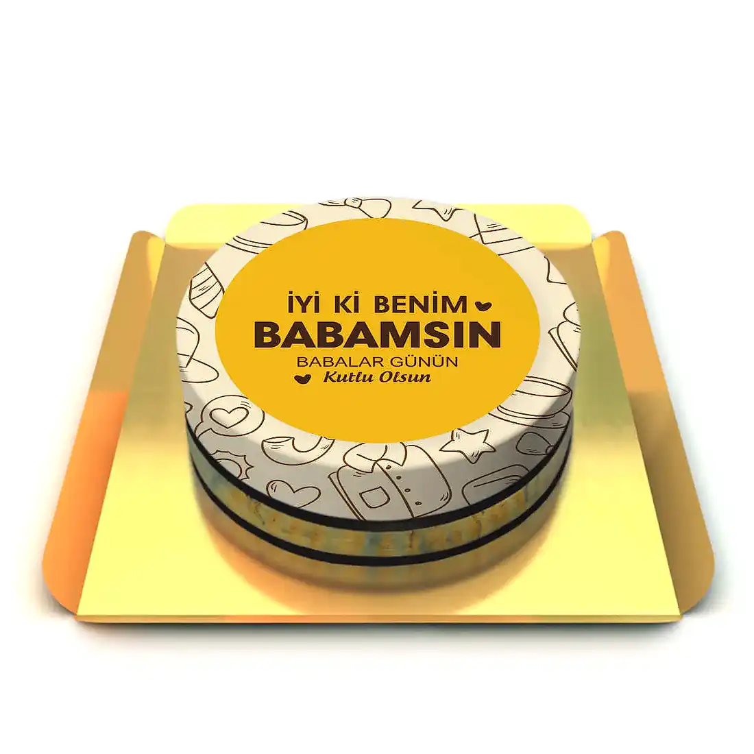 Babama Hediye Pasta