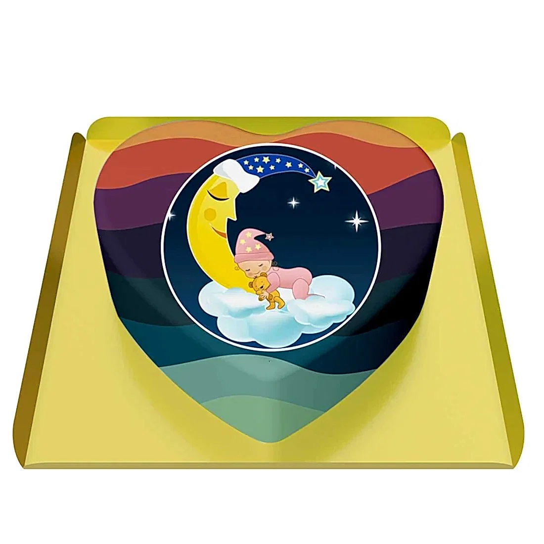 Kalpli Kız Bebek Pastası