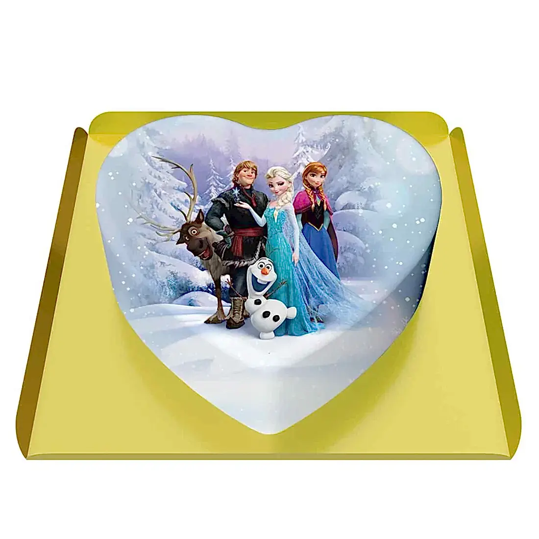 Karlar Ülkesi Kalpli Pasta