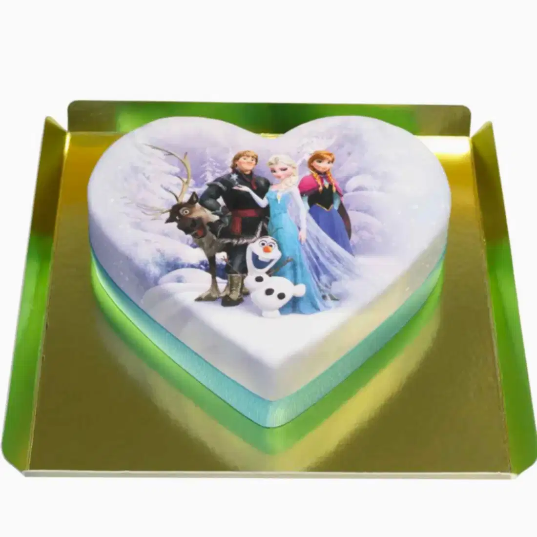 Karlar Ülkesi Kalpli Pasta