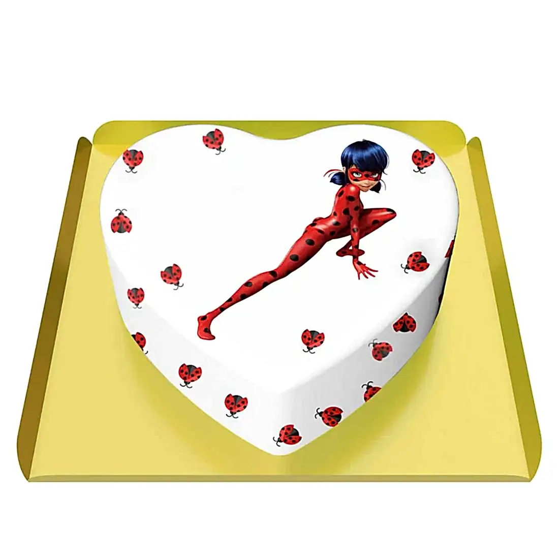 Mucize Uğur Böceği Kalp Pasta