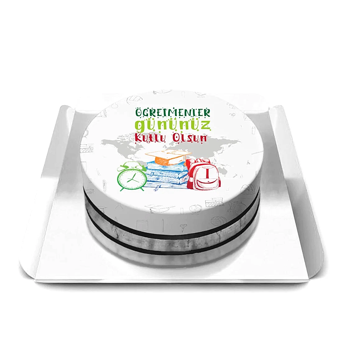Öğretmenler Gününe Hediye Pasta