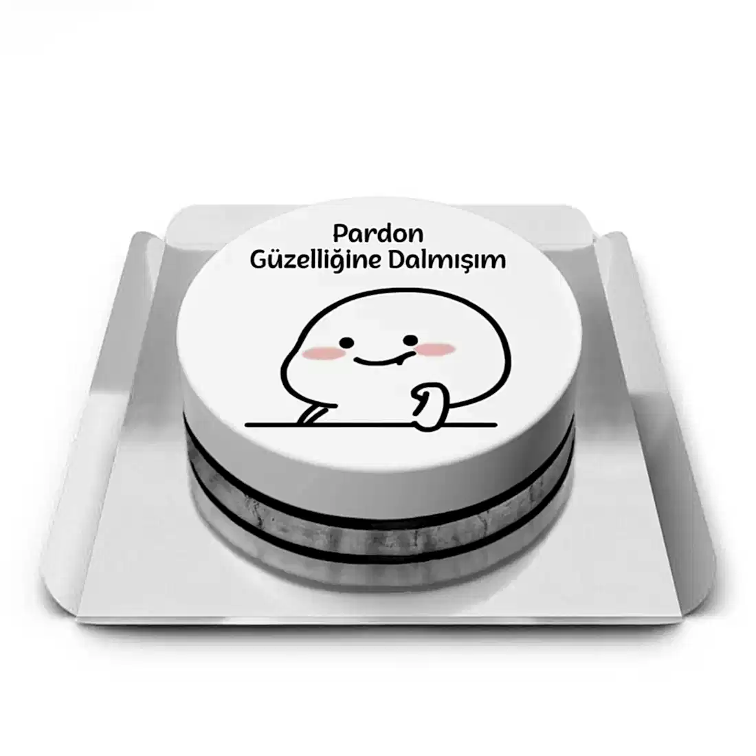 Güzelliğine Dalmışım Yazılı Pasta