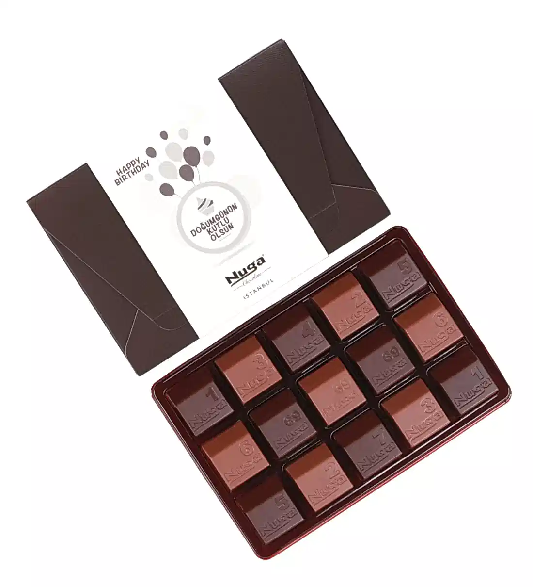 Doğum Günün Kutlu Olsun Kuşaklı Kutu Çikolata