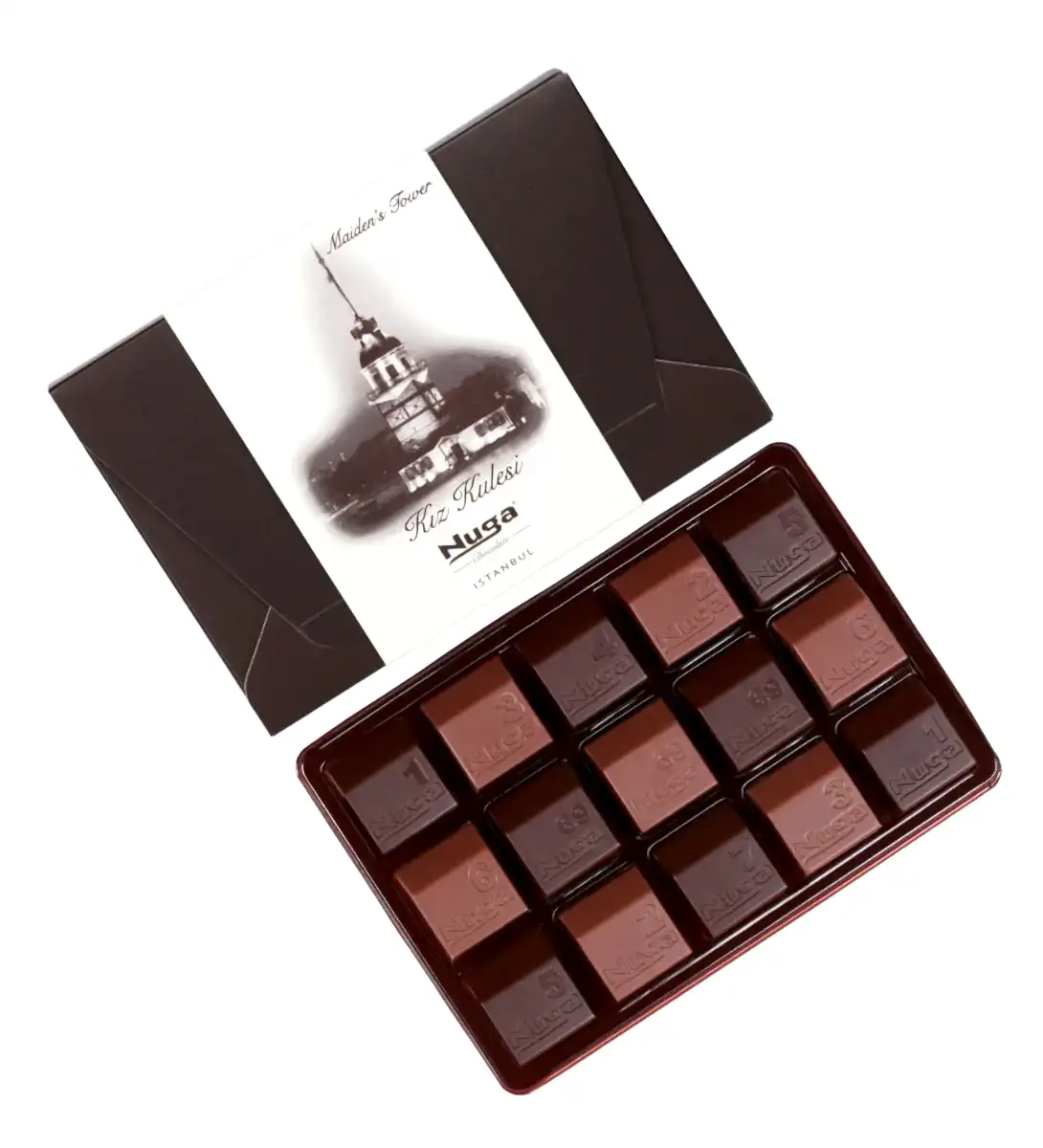 Kız Kulesi Kuşaklı Kutu Çikolata