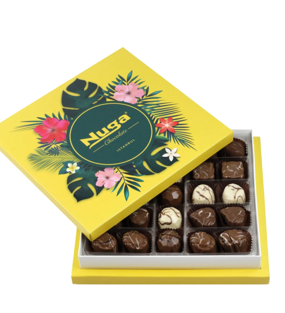 Giallo Çiçek Desenli Kutu Special Çikolata