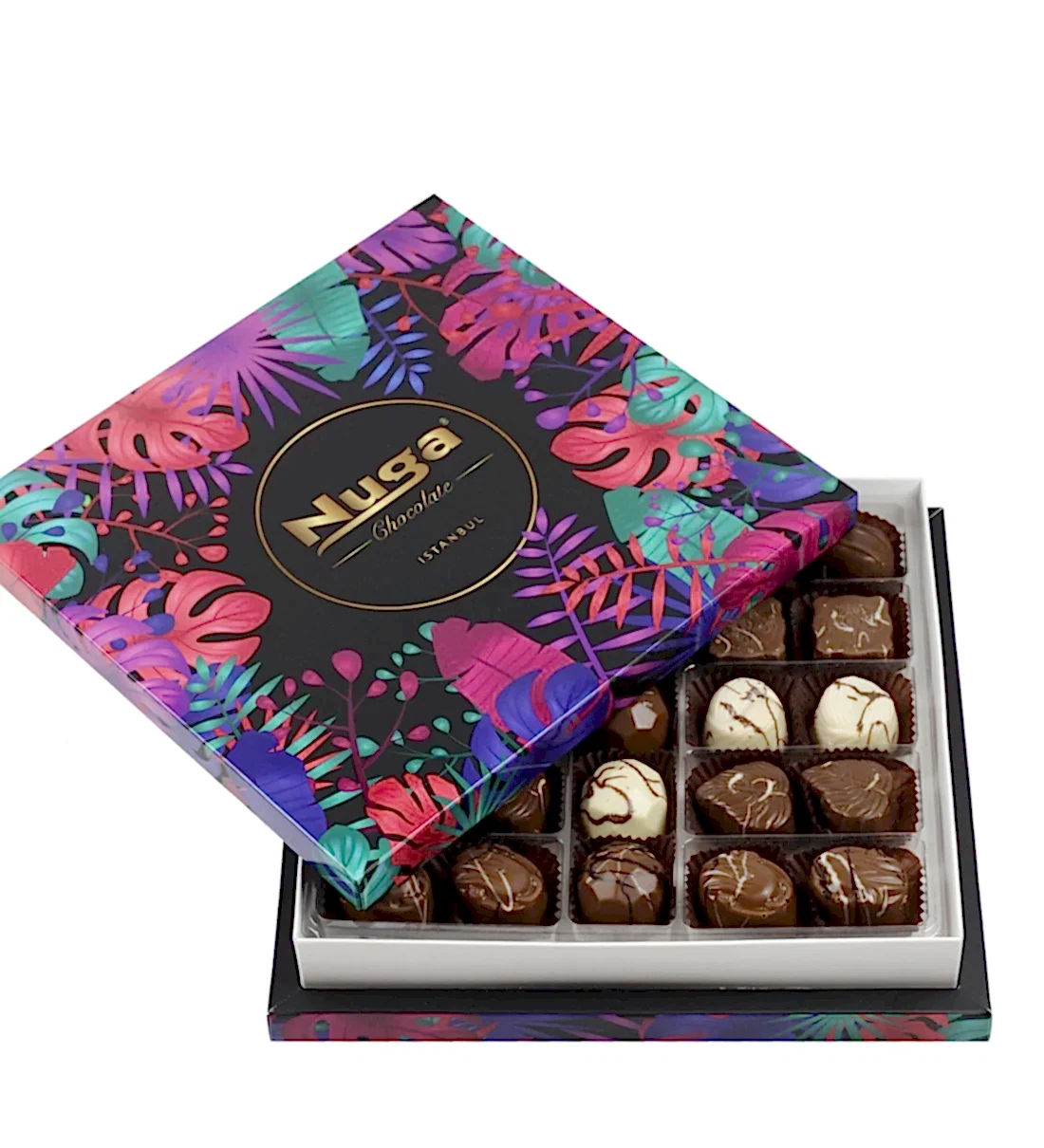 Carminio Çiçek Desenli Kutu Special Çikolata