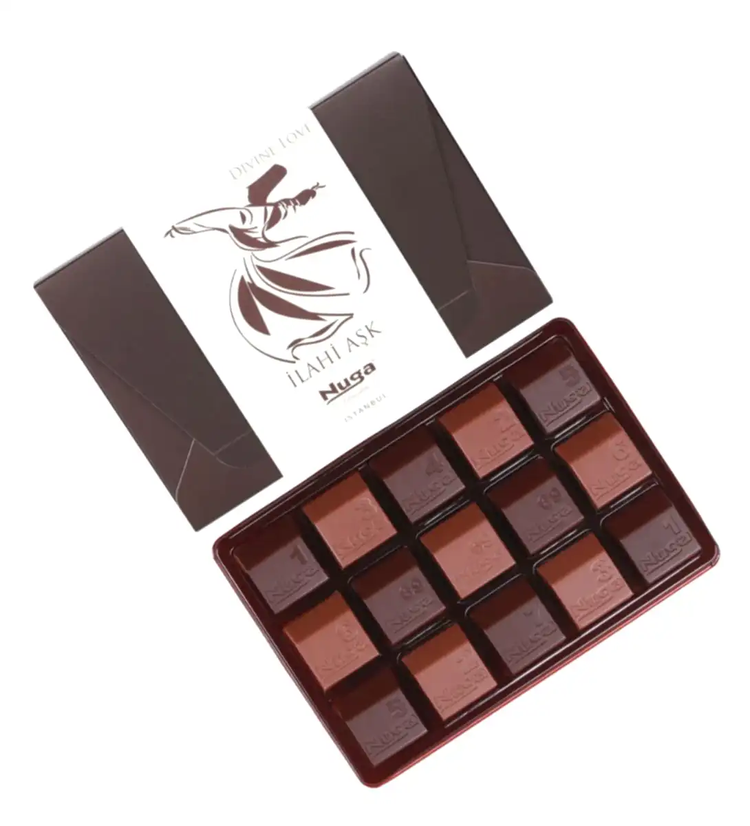 İlahi Aşk Kuşaklı Kutu Çikolata