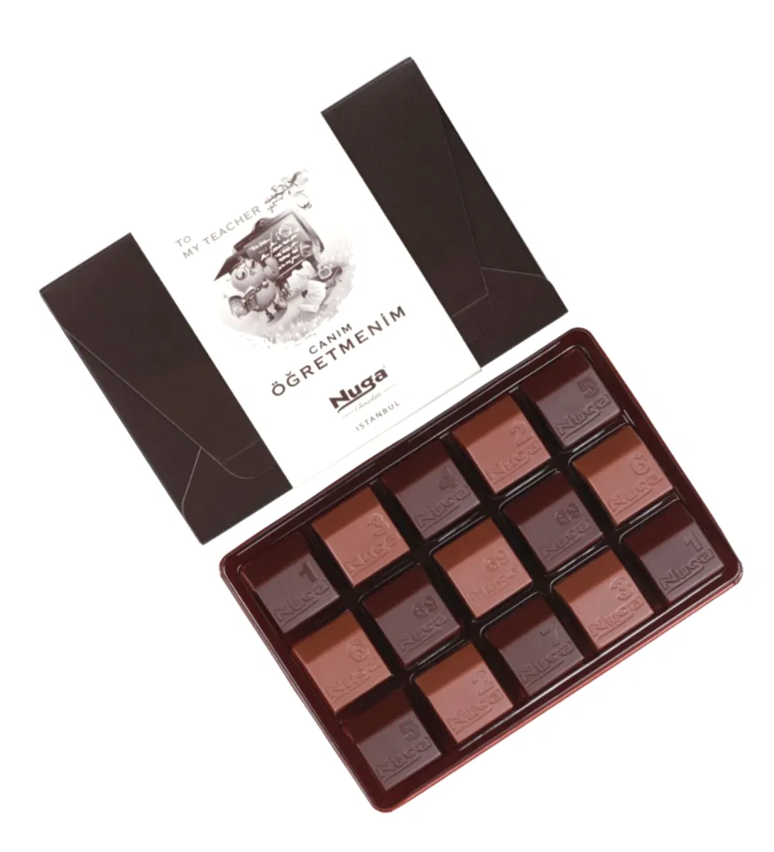 Canım Öğretmenim Kuşaklı Kutu Çikolata